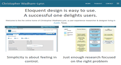Desktop Screenshot of chriswadhamlynn.com